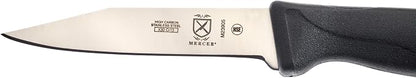 Mercer Culinary Millennia Black Handle Paring Knife, Clip Point Blade, 3.25-Inch