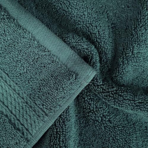 Superior Egyptian Cotton 800 GSM Plush & Absorbent, 9 Piece Set, Teal