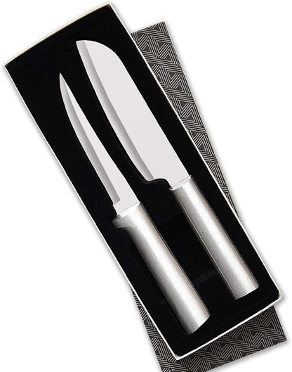 Rada Cutlery Cook’s Select Knife Gift Set (S53), 2-Piece Knife Set, Stainless Steel Blade, Silver Handle
