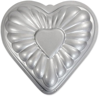 USA Pan Global Bakeware Fancy Heart Cake Pan