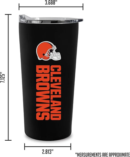 Rico Industries NFL Football Soft Touch, Easy Grip Tumbler