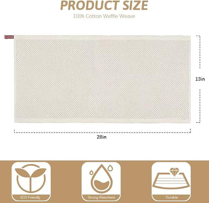 Nialnant 6 Pack Kitchen Hand Towels,100% Cotton Dish Towels for Kitchen,Extra Soft & Absorbent Dish Cloths for Washing Dishes,Cleaning Rags