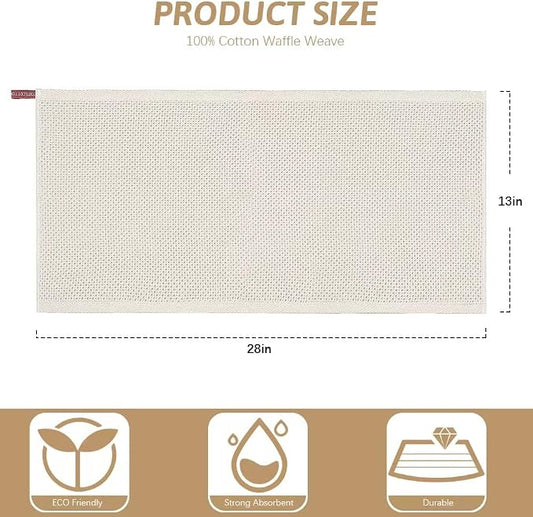 Nialnant 6 Pack Kitchen Hand Towels,100% Cotton Dish Towels for Kitchen,Extra Soft & Absorbent Dish Cloths for Washing Dishes,Cleaning Rags