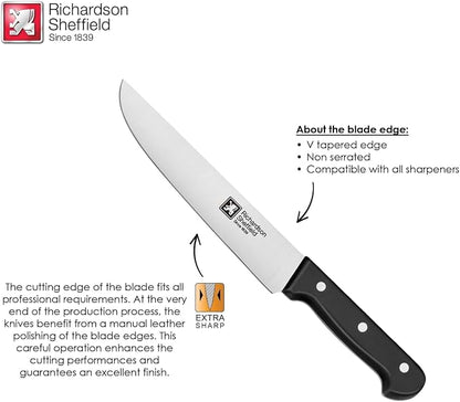 Richardson Sheffield Universal NSF Approved Professional Butcher Knife, 8-Inch