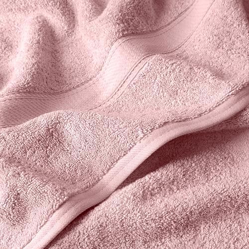 SUPERIOR Egyptian Cotton Ultra Plush & Absorbent, 6 Piece Set, Tea Rose