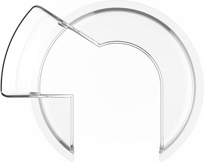 Pouring Shield for KitchenAid 4.5-5QT Mixer Bowl(Stainless Steel, Glass, Ceramic) - Secure Fit Splash Guard for KitchenAid Tilt-Head Stand Mixers and Dishwasher Safe