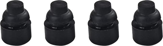 4 Pcs Rubber Feet for Slow Cookers, Slow Cooker Insert Accessories, Crockpot Rubber Feet Replacement, Fits 0.36–0.41 Inch Holes, Prevent Scratches and Break (0.43 x 0.63 Inch)