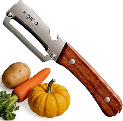 (Left-Hand Only),Vegetable Peeler,Nemesis of Bumpy Rough Root,Potato Peeler,Kitchen Sharp Stainless Steel Blade Veggie Gadgets for Fruit Apple Carrot Pumpkin Pineapple SugarCane Squash Papaya
