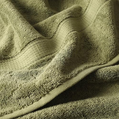 Superior Egyptian Cotton Ultra Plush & Absorbent, 6 Piece Set, Forest Green