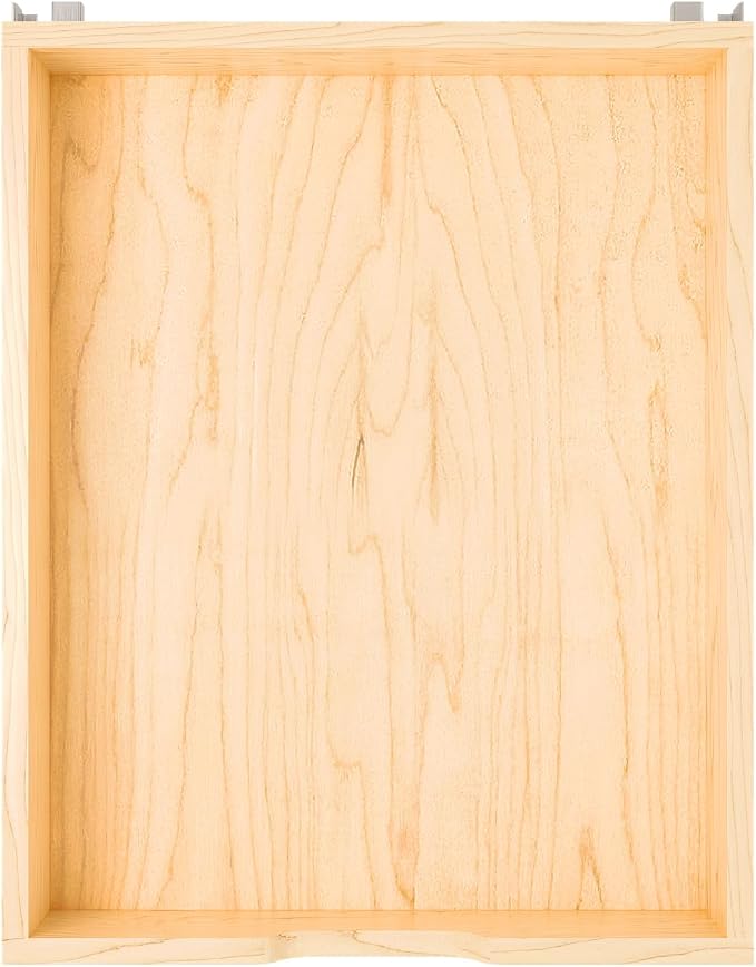 Rev-A-Shelf Standard Pullout Kitchen Cabinet Organizer with BLUM Soft-Close for Base Cabinets, Min Opening Width of 17.75", Wood, 4WDB-18SC-1