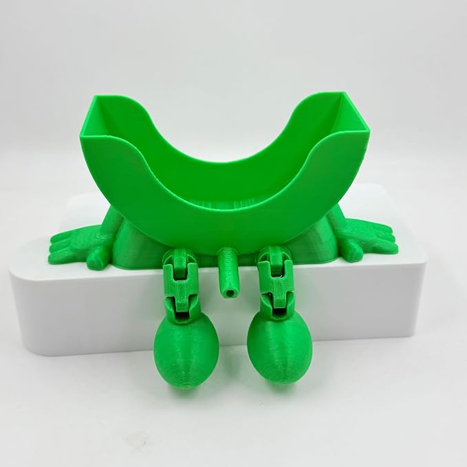 2026 New Scrub Sponge Holder,Cute Hanging Scrub Sponges Holder with Drainage,3D Printing Funny Sponges Stand for Kitchen Sink(Green)