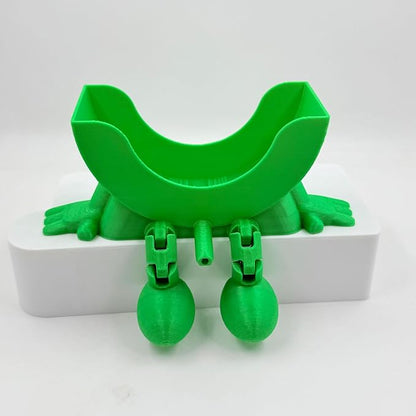 2026 New Scrub Sponge Holder,Cute Hanging Scrub Sponges Holder with Drainage,3D Printing Funny Sponges Stand for Kitchen Sink(Green)