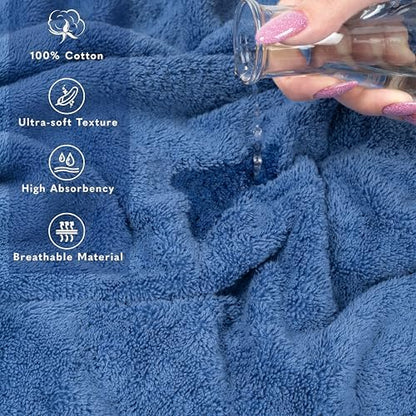 American Soft Linen 100% Cotton Luxury Turkish Towels, 2PC 35x70 Bath Sheet