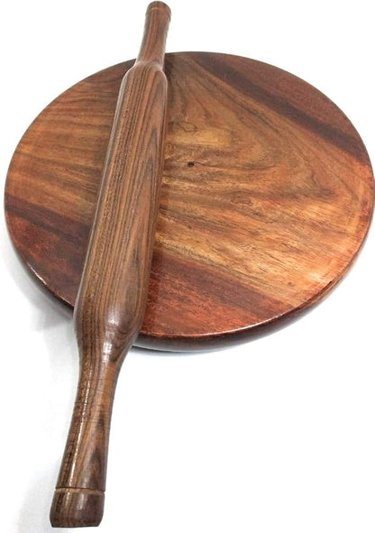 Chakala belon sagwan,Wooden Circular Board,Roti Maker,Cicular Board with Belon,Polpat and Belan