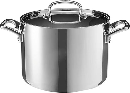 Cuisinart FCT66-22 French Classic Tri-Ply Stainless 6-Quart Stockpot with Cover