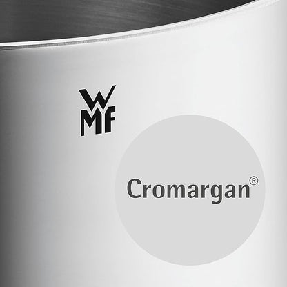 WMF Function 4 5-Piece Induction Saucepan Set, Glass Lid with 4 Pouring Functions, Polished Cromargan Stainless Steel, Induction Pots Set, Inner Scale