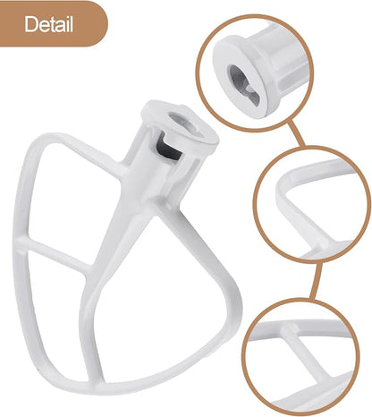 MEET JUICE K45B Metal Beater with Non-Stick Coating, Compatible with KitchenAid 4.5-5 Quart Tilt-Head Stand Mixer