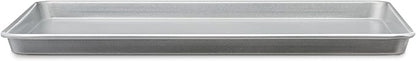 Amazon Basics Ceramic Nonstick Baking Sheets & Cooling Rack Set, Dishwasher Safe, Oven Safe, Half Sheet Size, Gray, 2-Pack