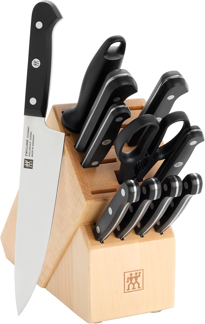 ZWILLING Gourmet 12-pc Knife Block Set - Natural