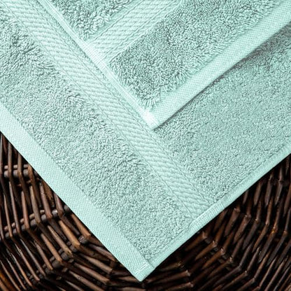 SUPERIOR Egyptian Cotton Ultra Plush & Absorbent, 10 Piece Set, Sea Foam