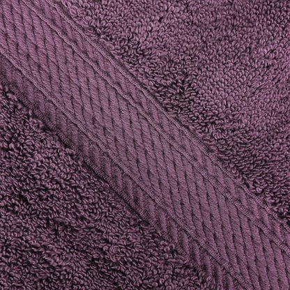 SUPERIOR Egyptian Cotton Ultra Plush & Absorbent, 8 Piece Set, Plum