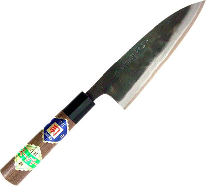 Tosa Knife Knives Black Hammered 舟行 Knife Super Steel 150 mm
