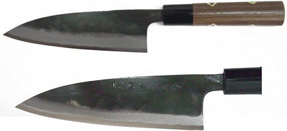 Tosa Knife Knives Black Hammered 舟行 Knife Super Steel 150 mm