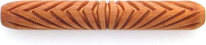 MKM Pottery Tools Wood Hand Rollers for Clay (HR-13 Starburst)