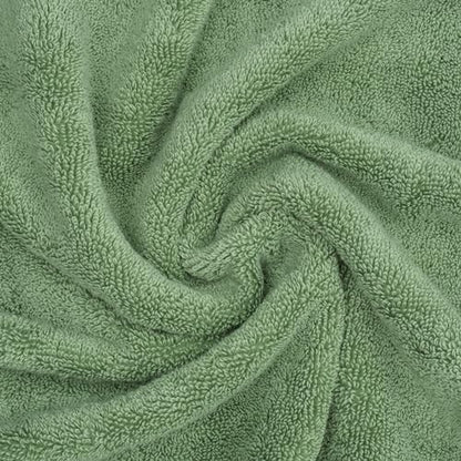 American Soft Linen Salem Washcloth Sets, 4 Piece Luxury 600 GSM 100% Cotton Washcloths for Bathroom, 13x13 inches Washrags Premium Quality Hand Face Towels, Sage Green