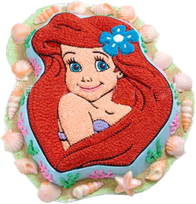 Princess Girl Shaped Birthday Cake Pan, Aluminum 3D Baking Mould Tin