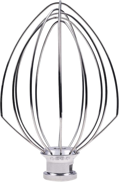 K5ADH Dough Hook & K5AB Flat Beater & K5AWW Wire Whip-3 Pieces Replacement for KitchenAid 5-QT Bowl-Lift Stand Mixer