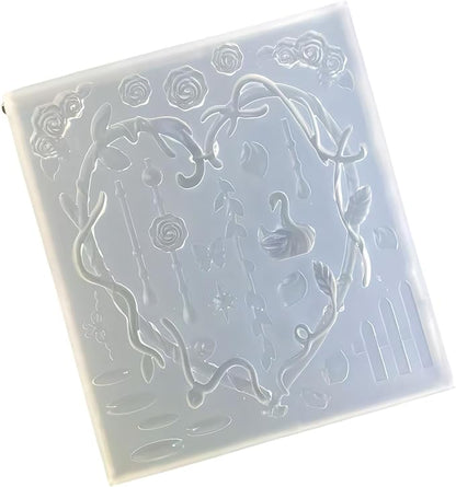 Sturdy Cygnus Silicone Featuring Elegant Vine Detail Suitable for Resin and Baking Use Artistics Sugar