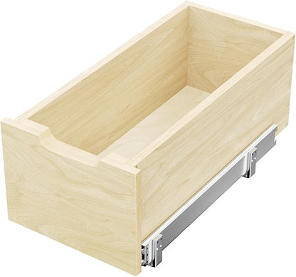 Pull Out Cabinet Organizer, Slide Out Wood Drawer, Pull Out Drawers for Cabinets, 8" High Pull Out Shelf for Kitchen Cabinet Pantry, 10½" W×21" D