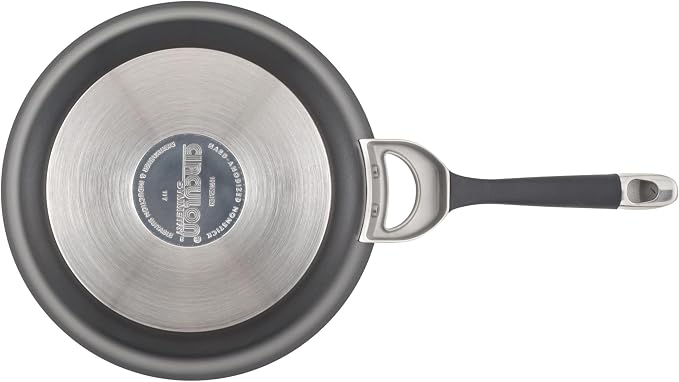Circulon Symmetry Hard Anodized Nonstick Induction Frying Pan, 8.5-Inch Fry Pan, Black
