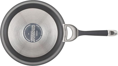 Circulon Symmetry Hard Anodized Nonstick Induction Frying Pan, 8.5-Inch Fry Pan, Black