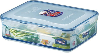 LOCK & LOCK Airtight Rectangular Food Storage Container with Drain Tray 131.87-oz / 16.48-Cup