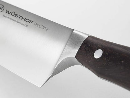 WÜSTHOF IKON Blackwood 7" Hollow Edge Santoku Knife