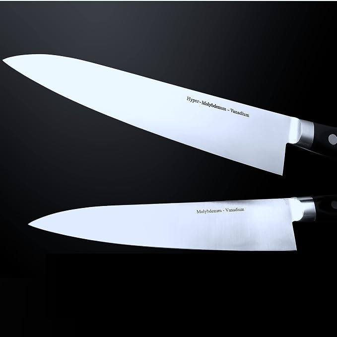 MASAMOTO VG Japanese Chef Knife 8.3" (210mm) Gyuto Professional Chef's Knife, Ultra Sharp Japanese Stainless Steel Blade, Duracon Handle, Made in JAPAN