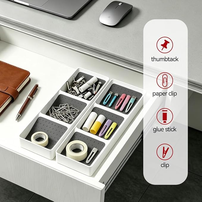 Kitchen Drawer Organizer,2 Pack,Pantry Organizers and Storage,Spice Rack Organizer for Cabinet, Making up Organizer, Bottle Rack,Bottles Holder,Spice Bottle Organizer