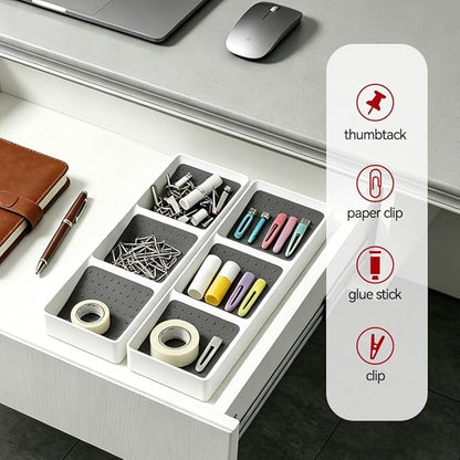 Kitchen Drawer Organizer,2 Pack,Pantry Organizers and Storage,Spice Rack Organizer for Cabinet, Making up Organizer, Bottle Rack,Bottles Holder,Spice Bottle Organizer