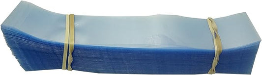 215 x 28 mm Clear Perforated Shrink Band for Oversized Tubs, Bulk Canisters & Large Storage Containers [Cap Diameter: 5"] Pack of 500