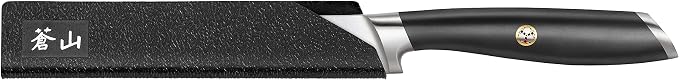 Cangshan 1026641 8-Piece Steak Knife Guard Set, Black