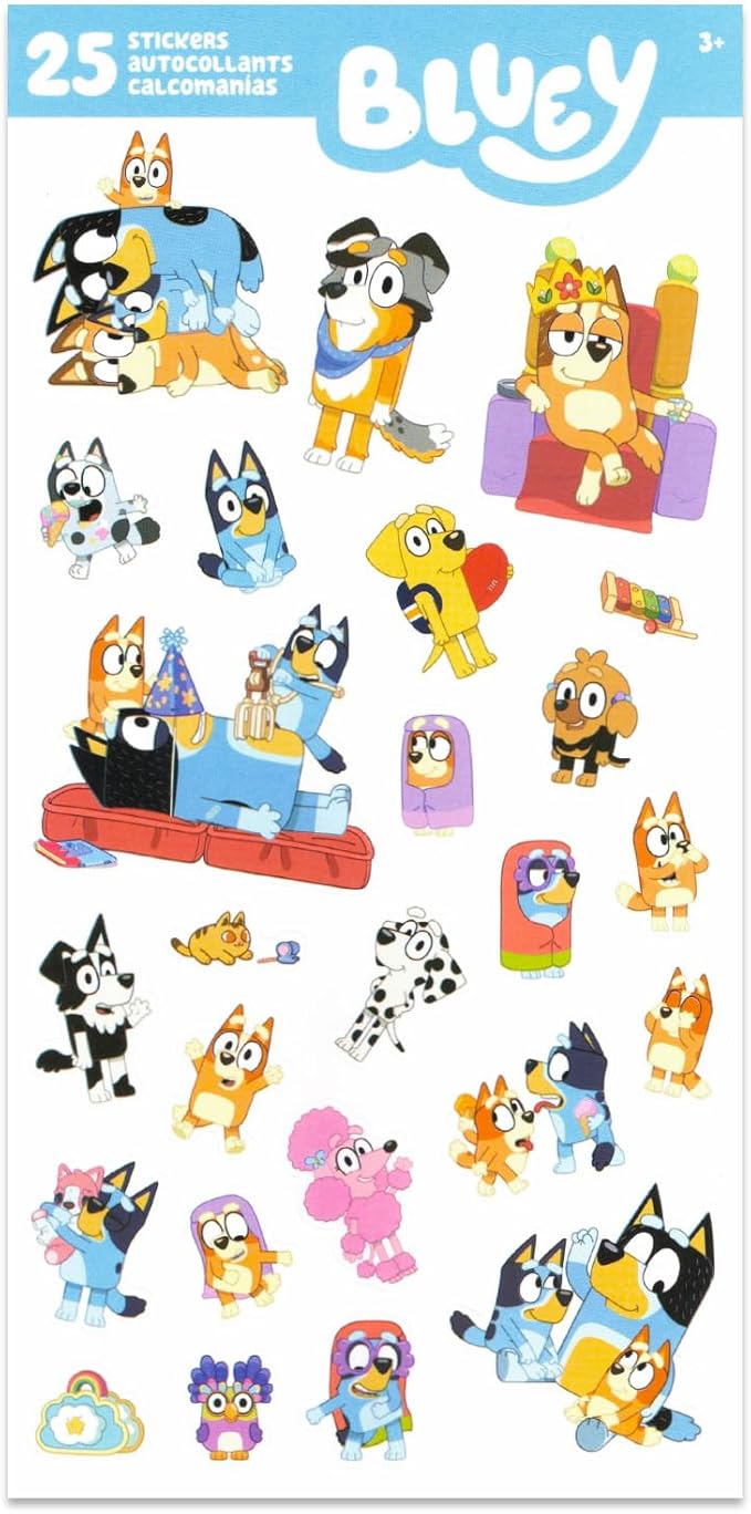 Disney Bluey Lunch Box for Kids - Bluey Lunch Box for Boys Bundle Includes Bluey Insulated Lunch Bag Plus Water Bottle, Stickers, and Door Hanger | Bluey School Supplies
