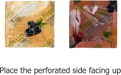 Fresh & Fresh 2 Gram (60 Pack) Produce Saver Ethylene Gas Absorber - Produce Freshness Packets Produce Saver to Extend Freshness of Vegetables, Flowers, Fruits, Banana, Kiwi, Apple, Tomato, Avocado