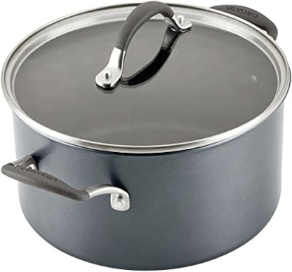 Circulon A1 Series with ScratchDefense Nonstick Induction Pots and Pans Cookware Set, Induction Cookware, Kitchen Essentials, 9-Piece, Graphite