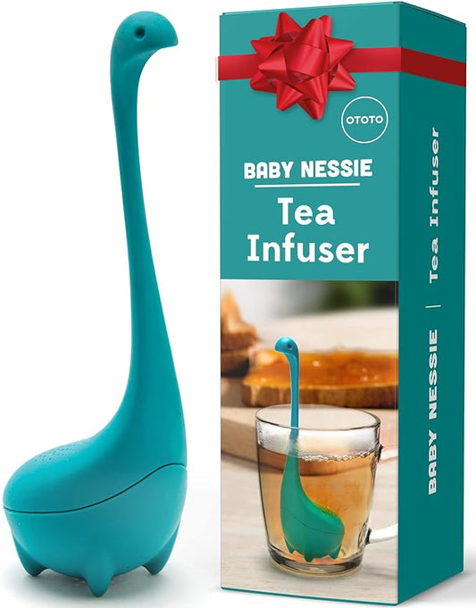 Cute Tea Infuser by OTOTO - Loose Leaf Tea Steeper, Tea Accessories, Tea Diffusers, Tea Infuser for Loose Leaf Tea, Tea Strainers, Cute Gifts, Tea Gift Set, Kitchen Gifts, Cooking Gadgets