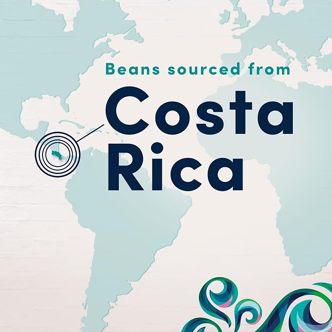 Gevalia Special Reserve Costa Rica Single Origin Medium Roast Ground Coffee, 10 oz. Bag (Pack of 6)