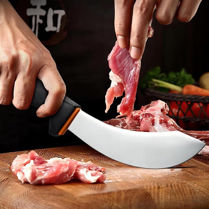 Golden Bird Professional Skinning Knife - 6 Inch Stainless Steel Meat Butcher, Multifunction Kitchen Knife, Meat Cutting Knives for Slaughter House