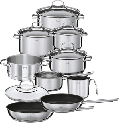 Rösle Elegance Stainless Steel Cookware Set, 10 Piece