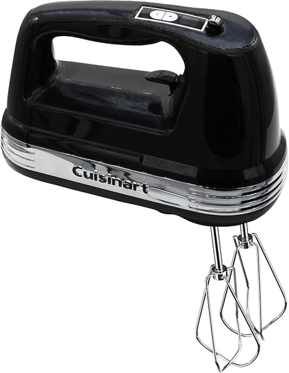 Cuisinart Power Advantage Plus 9-Speed Hand Mixer, 220W-Motor Hand Blender Electric Mixer with 9 Speed Settings, XL Dishwasher-Safe Beaters, 3 Low Mixing Speeds, Storage Case, Black